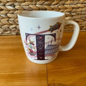 Disney Resorts Exclusive Collectible Letter Mug- ‘T is for Tomorrow Land’